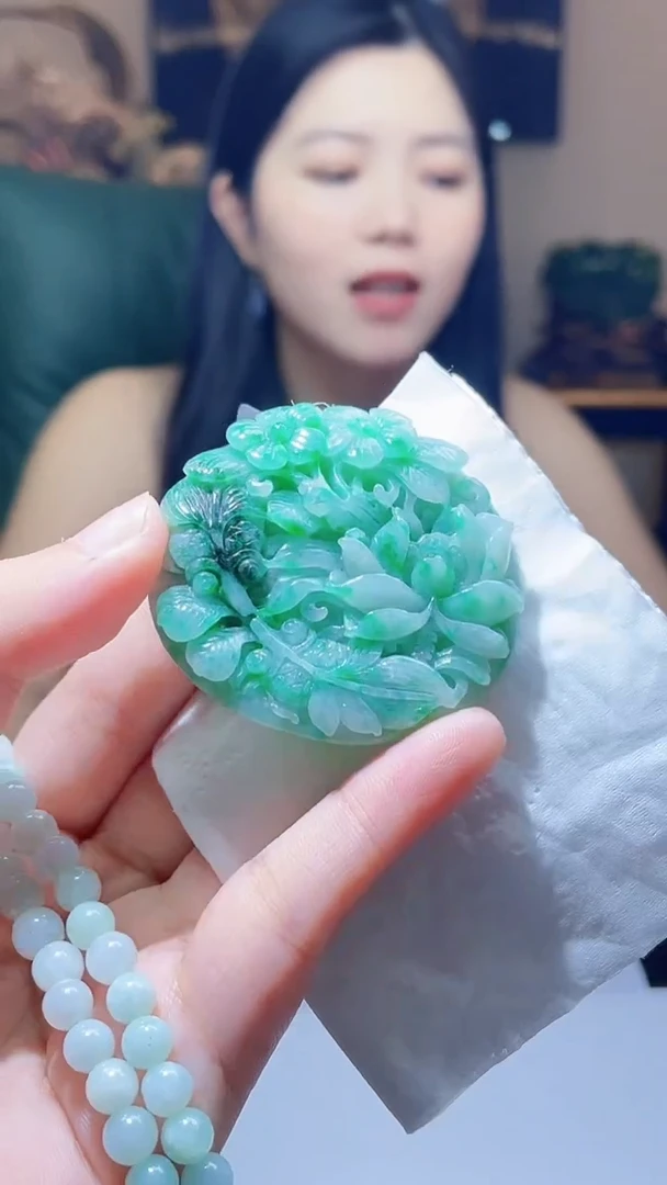 未镶嵌定制翡翠吊坠152