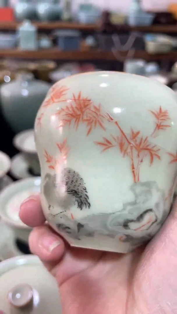 【闪购商品】特价 微瑕 慧仙青瓷