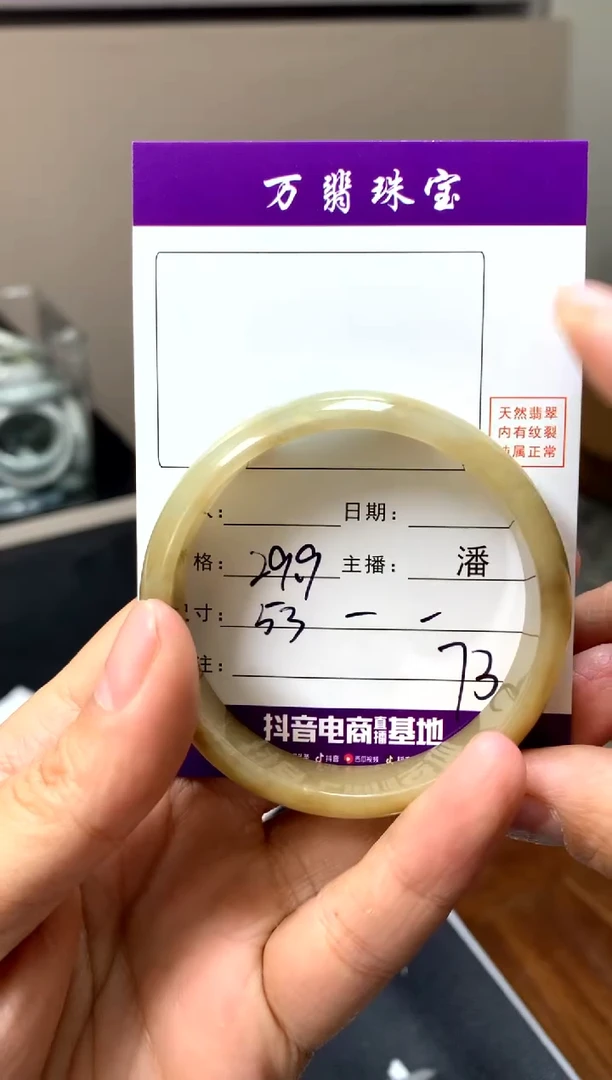 【闪购商品】翡翠手镯未镶嵌潘73