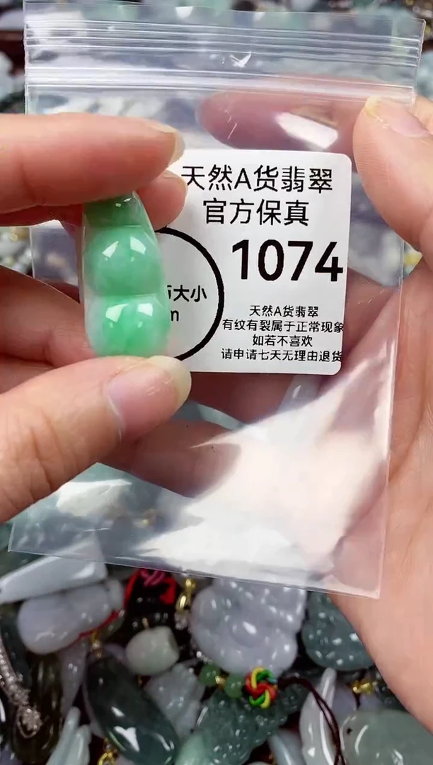 【闪购商品】翡翠颈饰未镶嵌天然A货翡翠1074