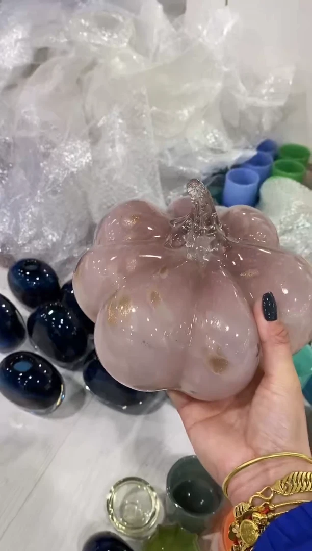 北**心慕忆家手作琉璃花瓶大号