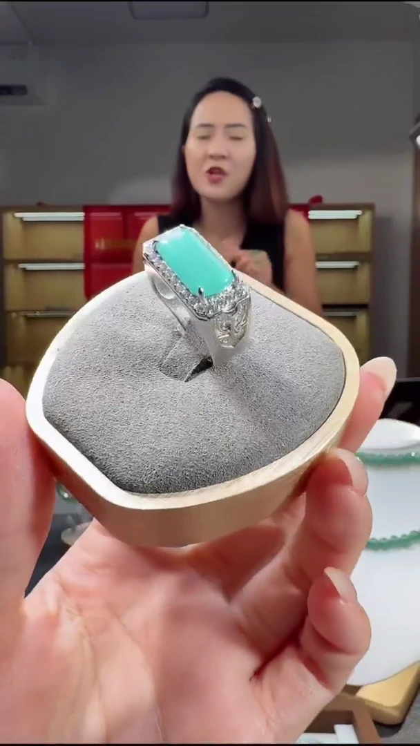 未镶嵌戒指翡翠马鞍戒（多样性发一个）