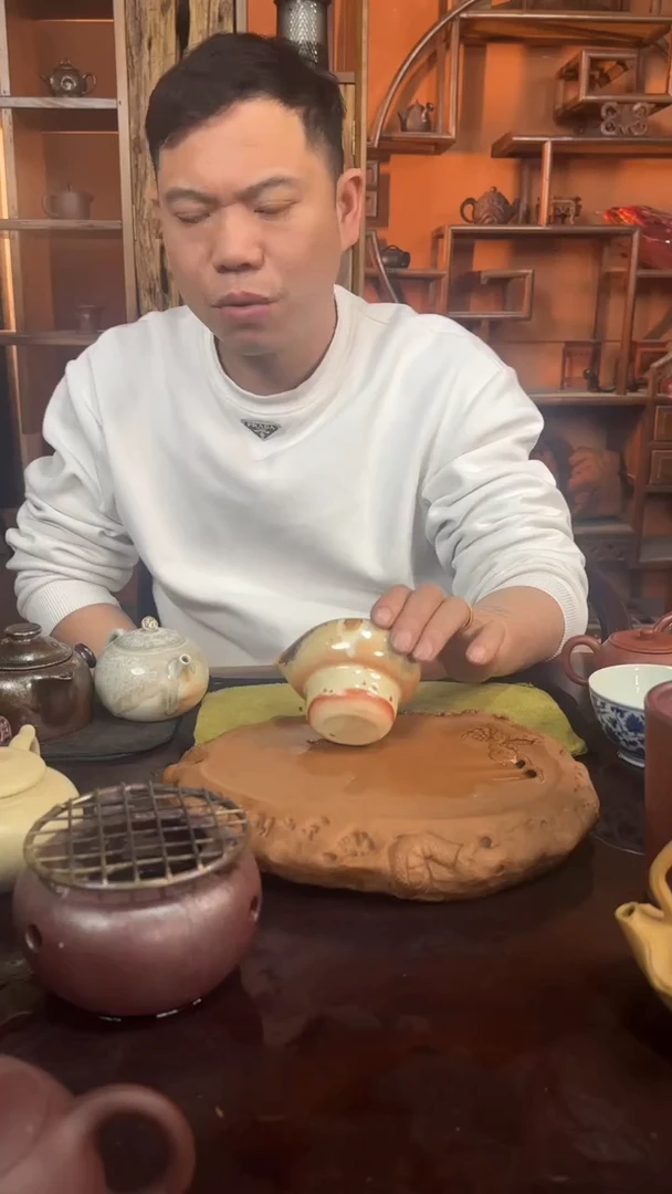 【闪购商品】紫砂全手工白泥葫芦公道