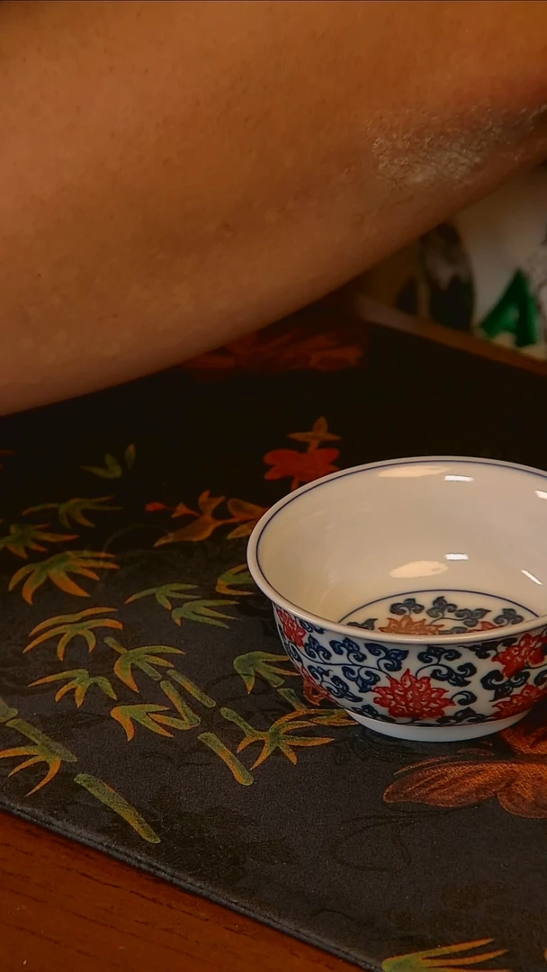 杯手工手绘杯杯很美丽