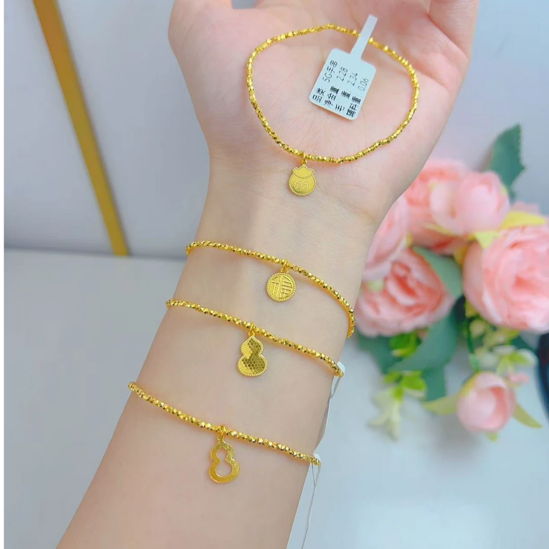 【小纯专属】足金999投资金 蹦迪珠手串时尚百搭双11大促（多退少补）