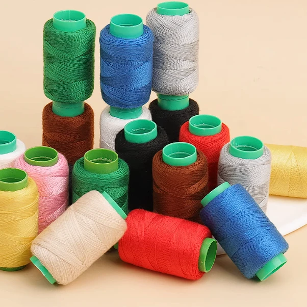 【含穿针器】十卷家用宝塔缝纫机线多色缝纫线手工diy2025新货