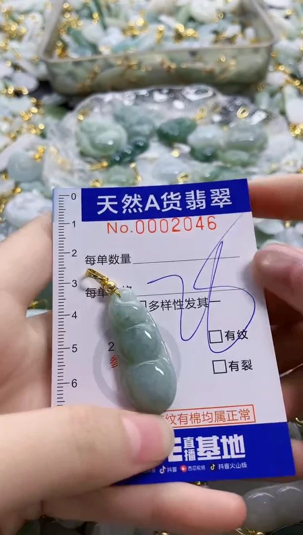 颈饰未镶嵌翡翠纯天然a货翡翠