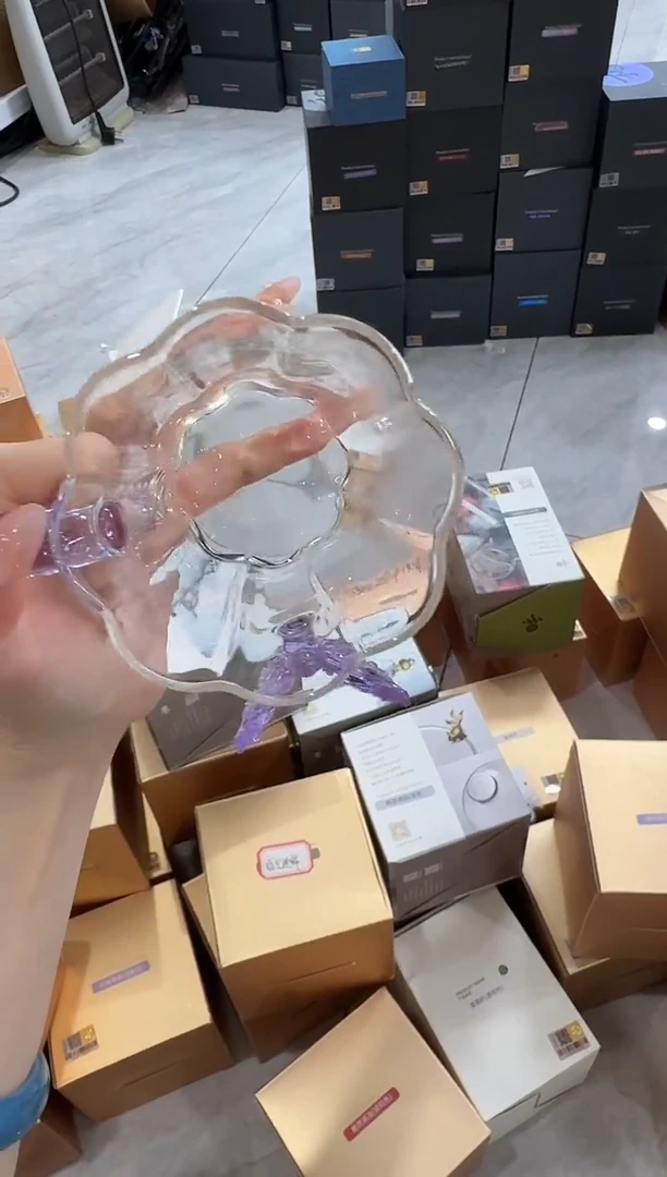 @@禾器晶彩幻蝶杯浅紫色