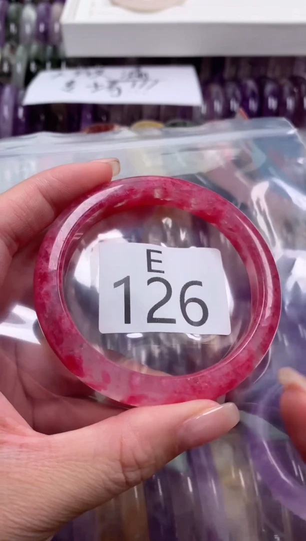 水晶手镯未镶嵌水晶126-57