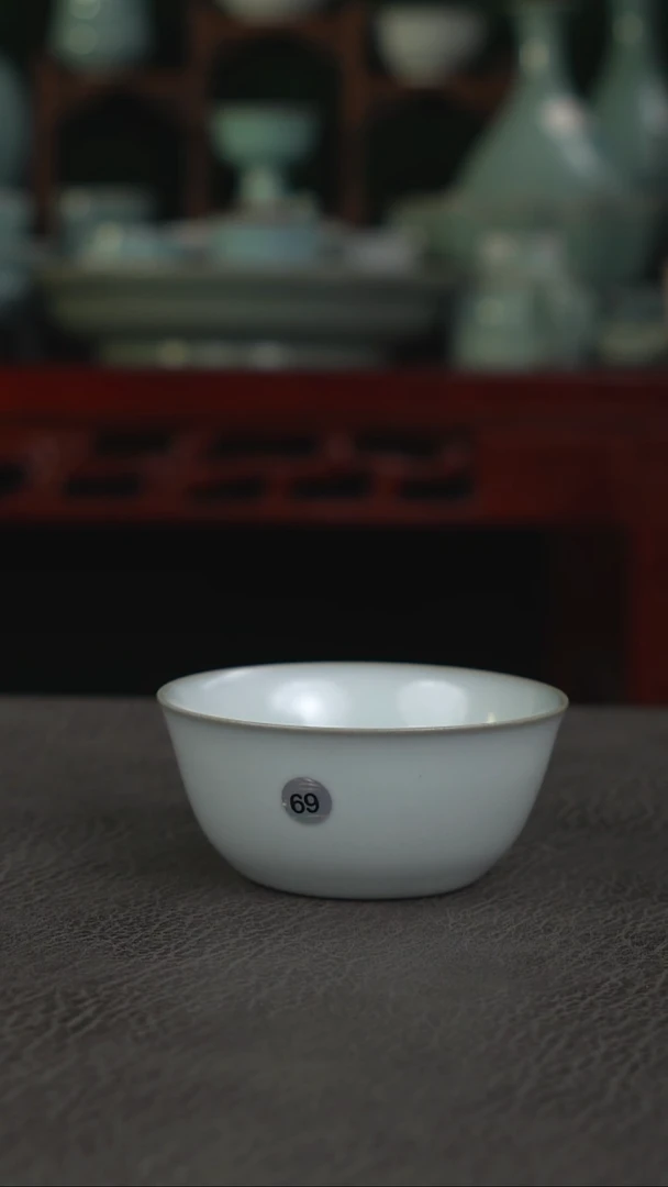 69号月白鸡缸杯有瑕体验价简包~帆