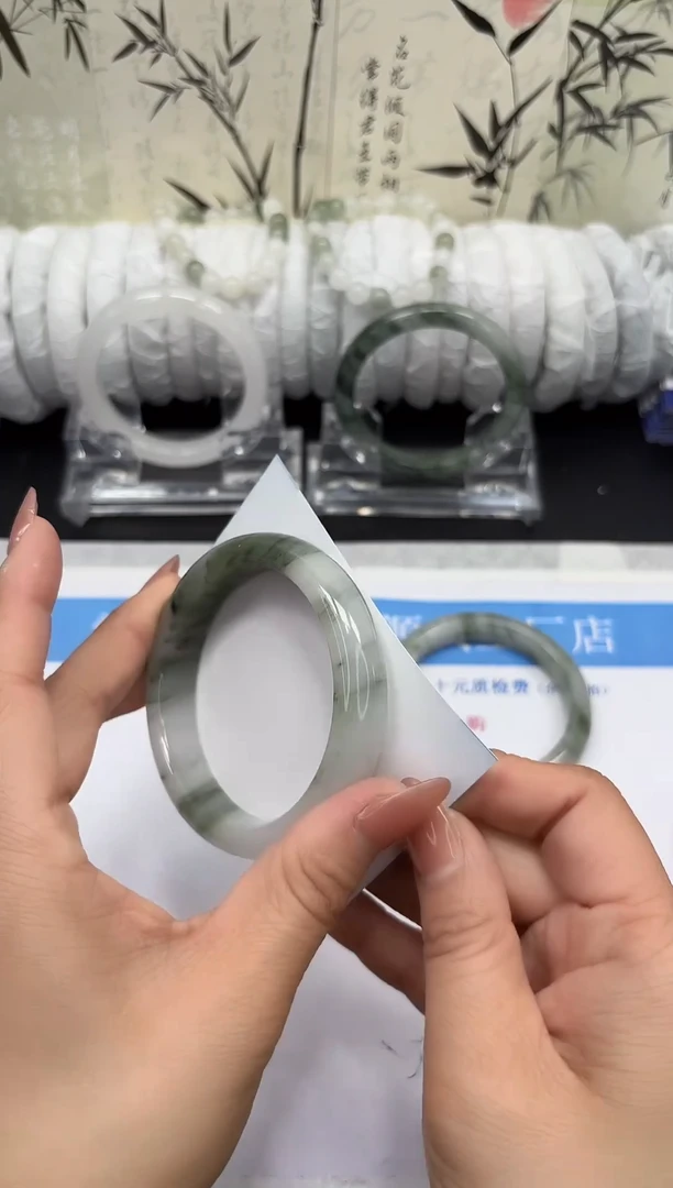 未镶嵌手镯石英质玉A32-57/58/59