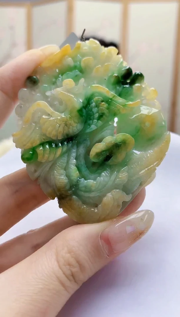 未镶嵌定制翡翠5160jw-毛货挂件43