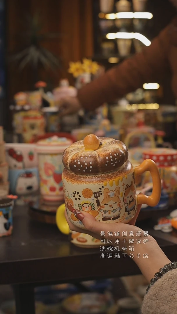 景德镇釉下彩绘设计师款式陶瓷