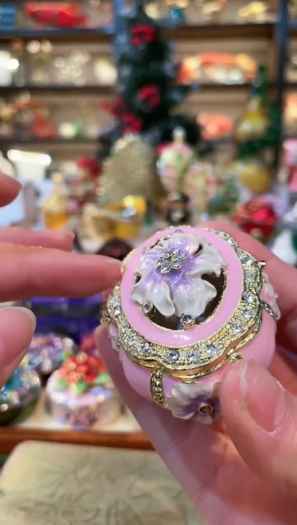 【闪购商品】 珐琅彩精致首饰盒