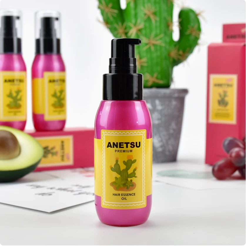ANETSU爱热仙人掌纯露玫瑰纯露免洗护发精华油75ml/瓶