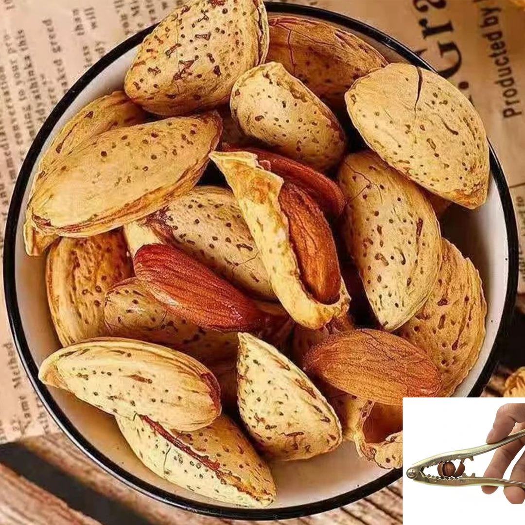 新货奶香巴旦木香脆新疆巴旦木坚果零食厚皮带开口器巴旦木2ta