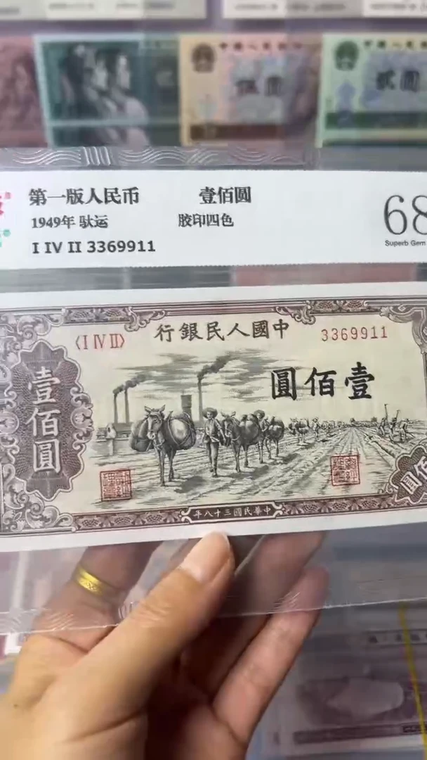 【闪购商品】第一套人民币  100元 驮运