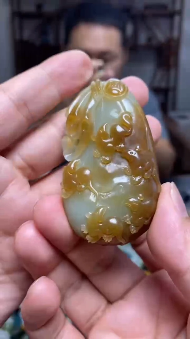 和田玉未镶嵌颈饰79