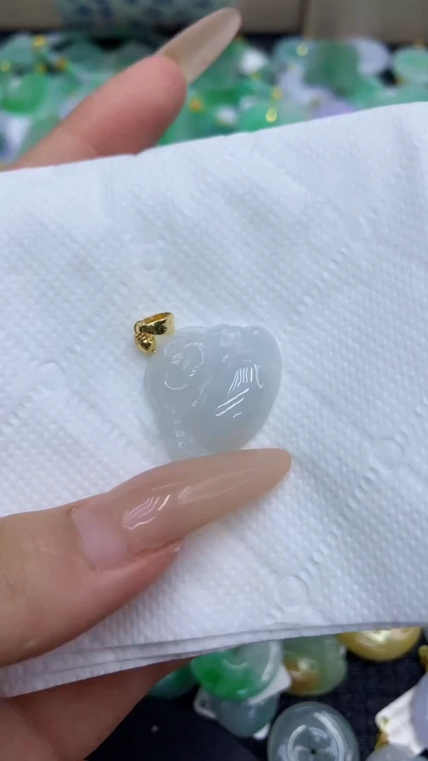 颈饰未镶嵌翡翠天然缅甸A货翡翠