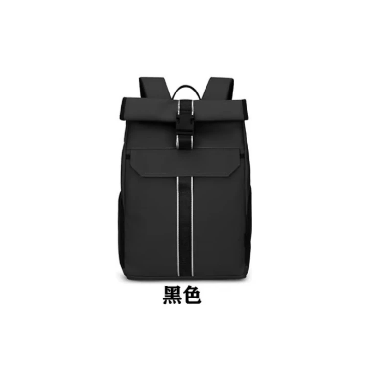 拼接轻便双肩包包8858