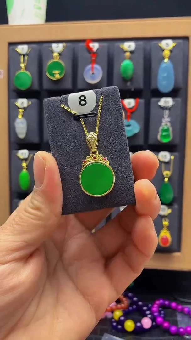 【闪购商品】石英质玉颈饰未镶嵌吊坠