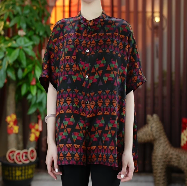 【禧禧家定制】超级玛丽香云纱短袖J24156-2