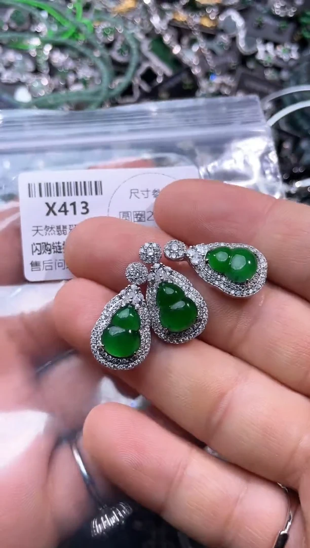 【闪购商品】翡翠颈饰未镶嵌X413多样性发其一