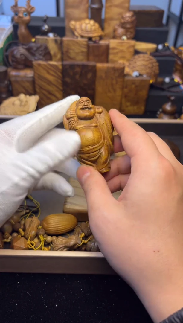【闪购商品】楠木（金丝楠）其他布袋和尚110