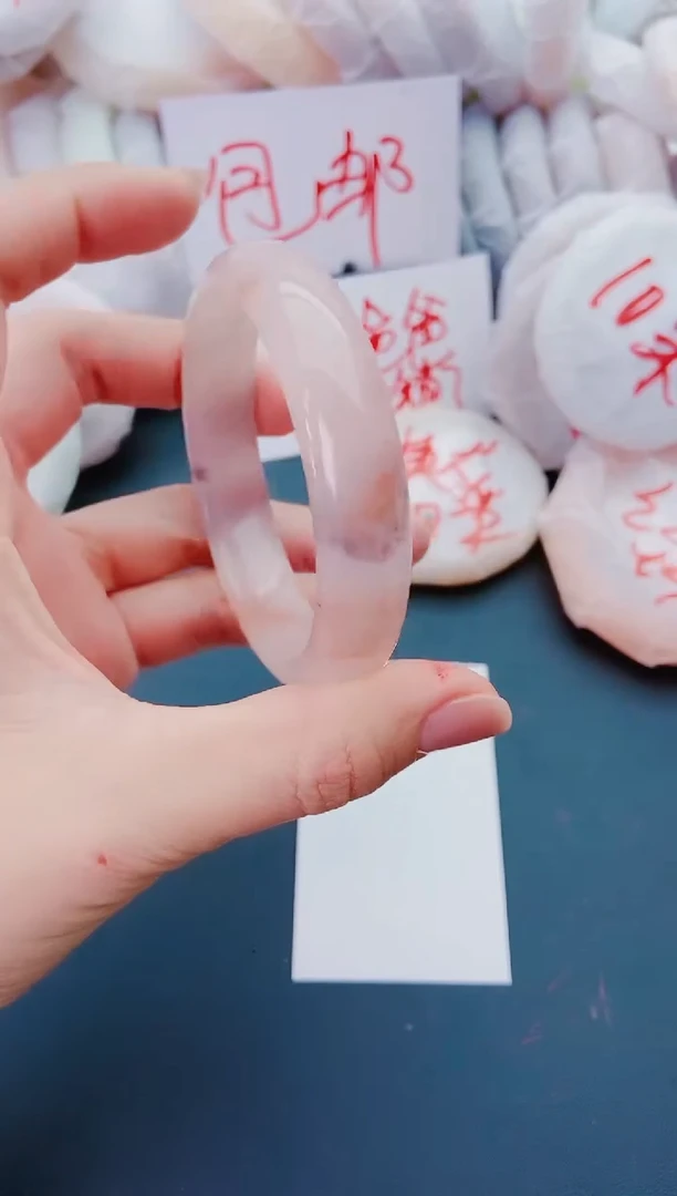 未镶嵌手镯石英质玉J20-57-58