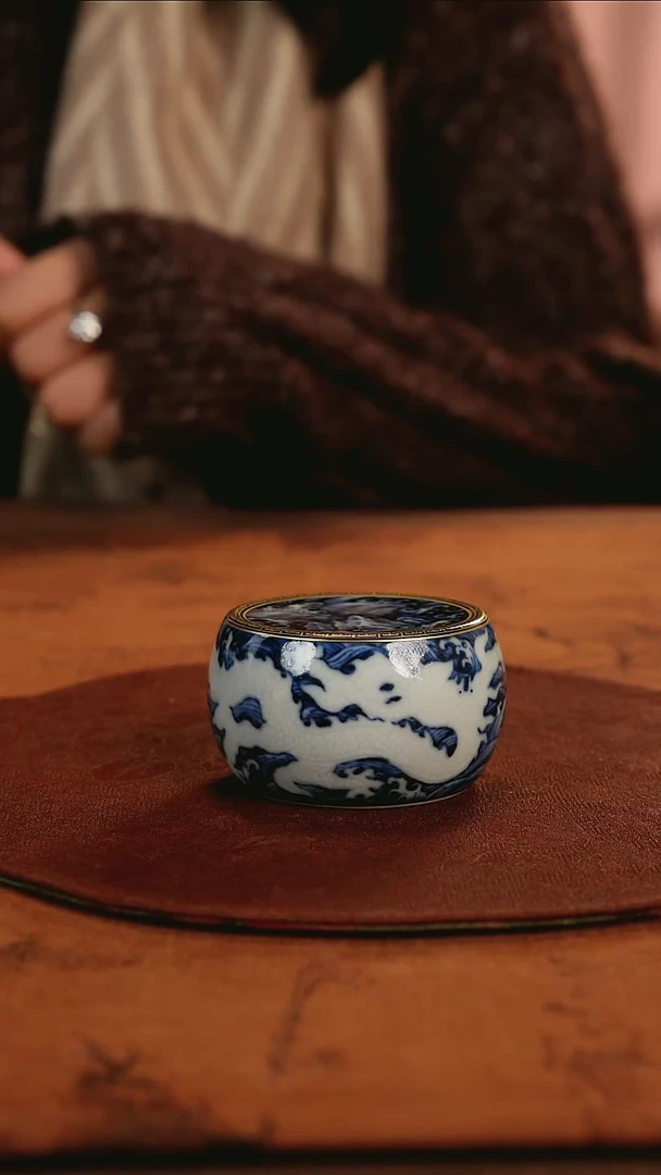 【闪购商品】大明风华精工轻奢龙盖置小