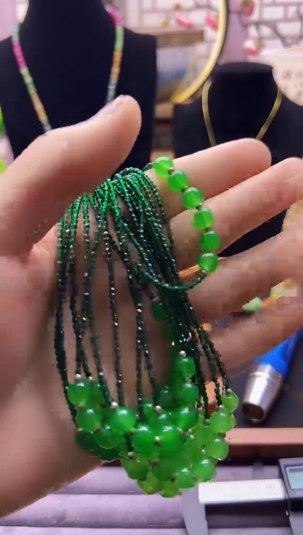 【闪购商品】翡翠颈饰银S925镶嵌X272