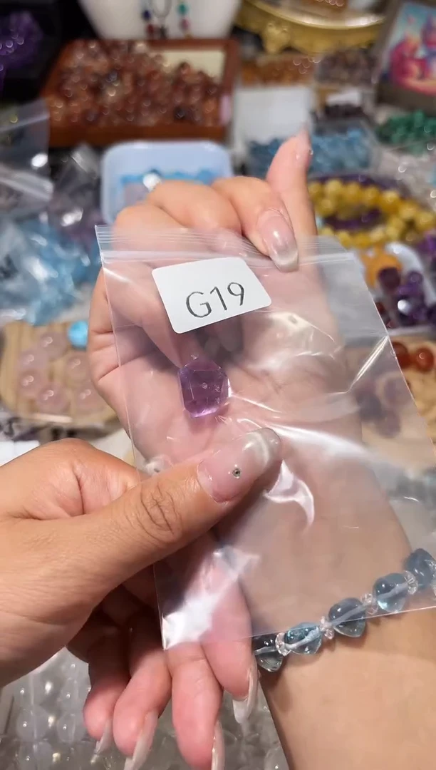 水晶手链未镶嵌M****✨G19紫水隔珠