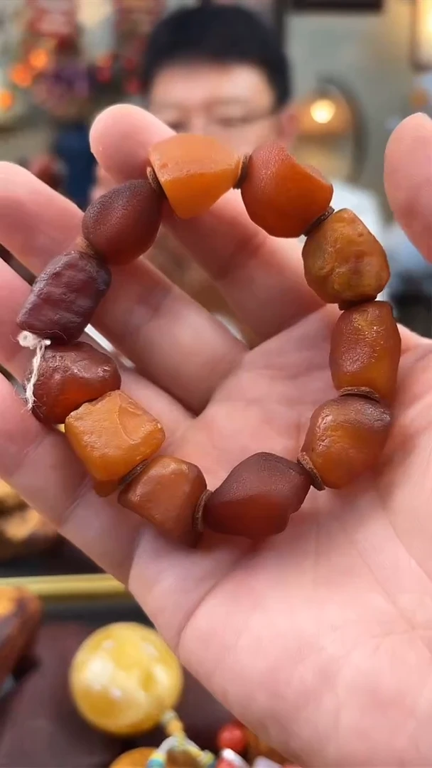 未镶嵌琥珀手串手串