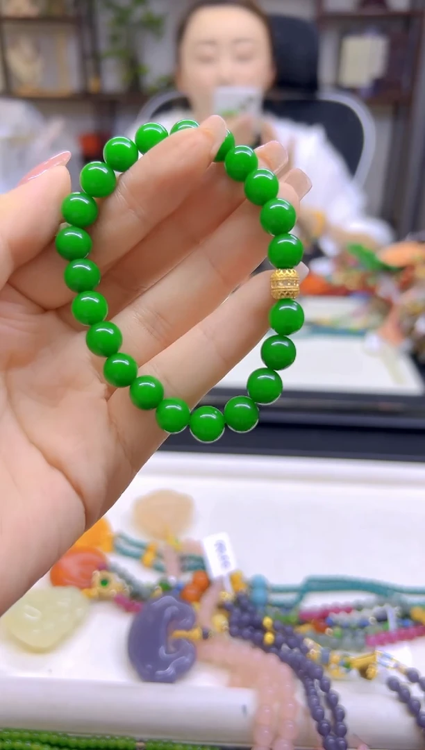 未镶嵌手链翡翠DIY款S489