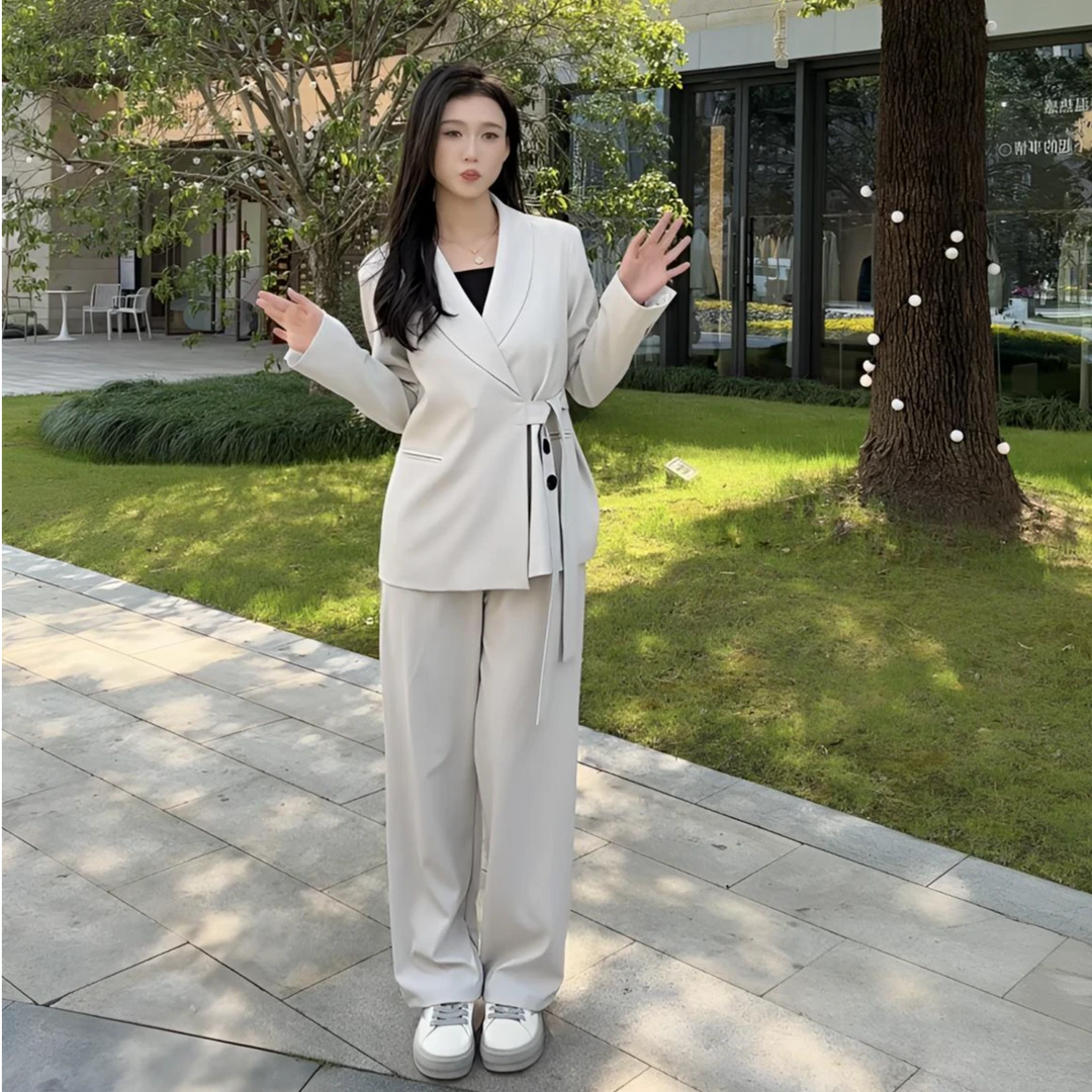 【甜甜】西装外套女小个子2025年春季新款小众设计感韩版质感西服