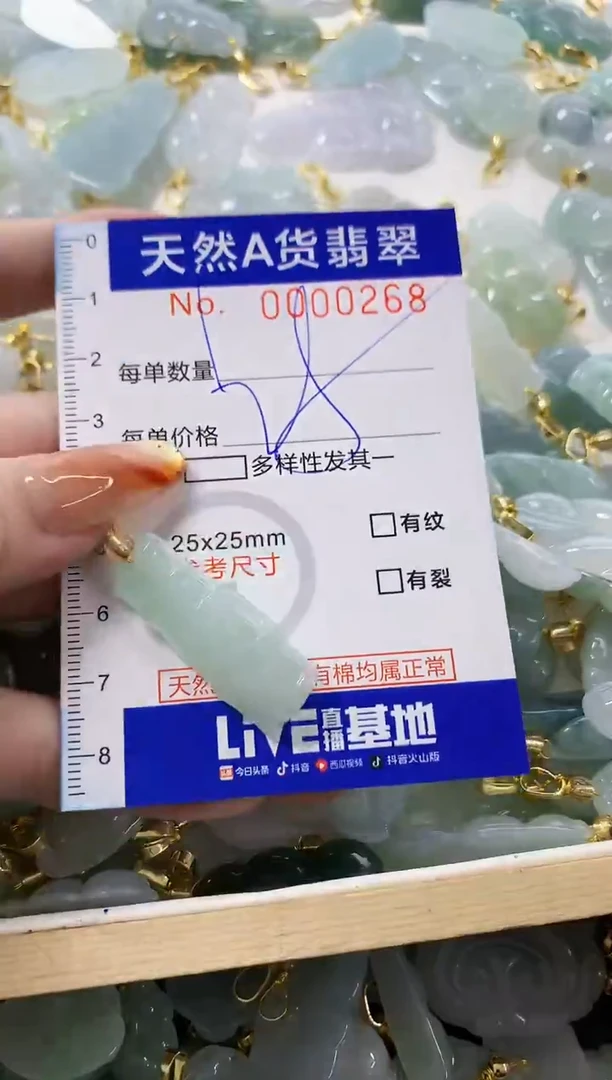 颈饰未镶嵌翡翠天然A货翡翠