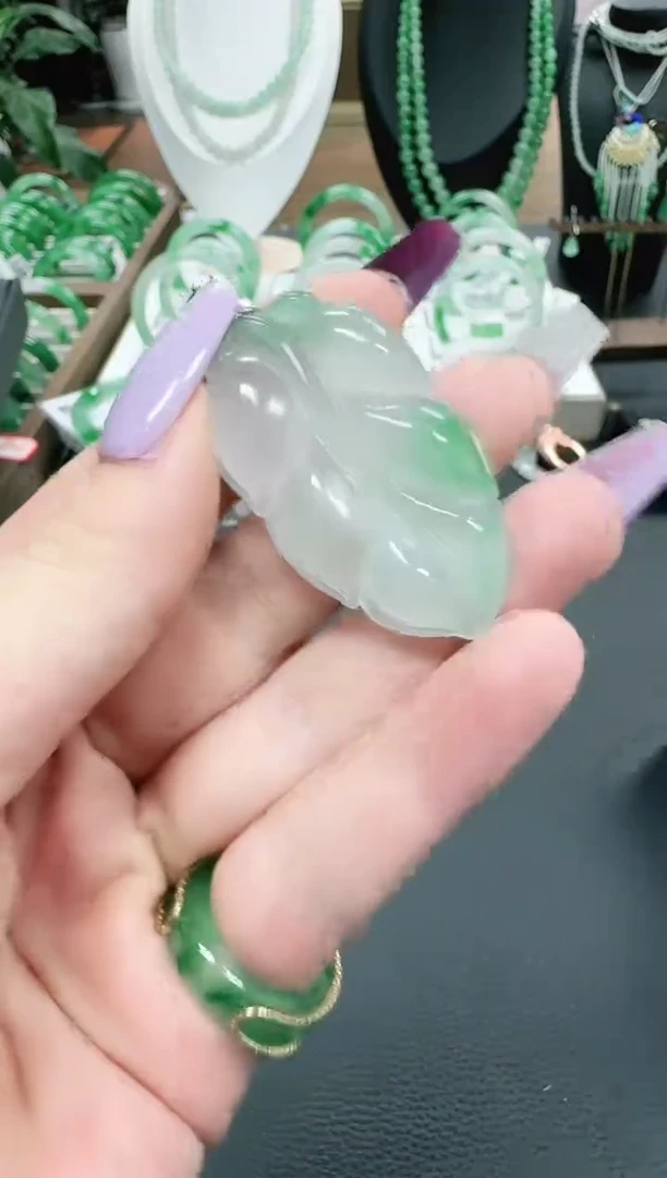 未镶嵌1石英质玉（非洲翠）/1454