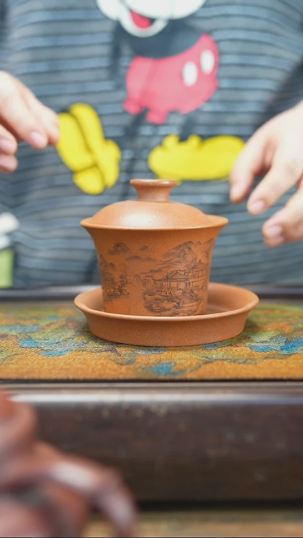 【闪购商品】紫砂茶杯1.19  紫砂 紫砂盖碗