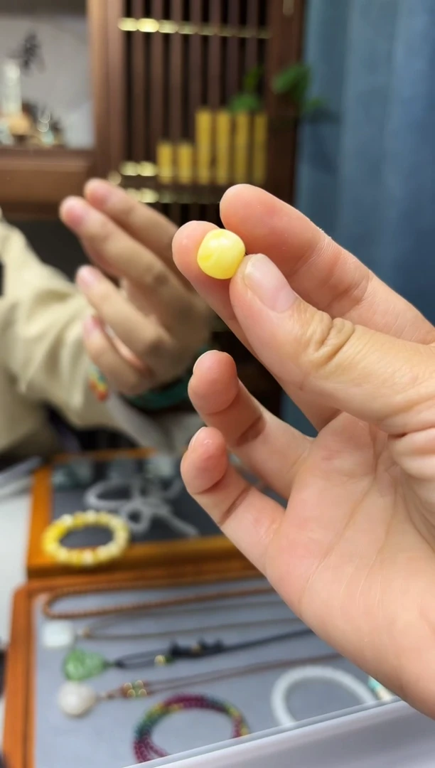 裸石蜜蜡未镶嵌蜜蜡单珠配饰GW