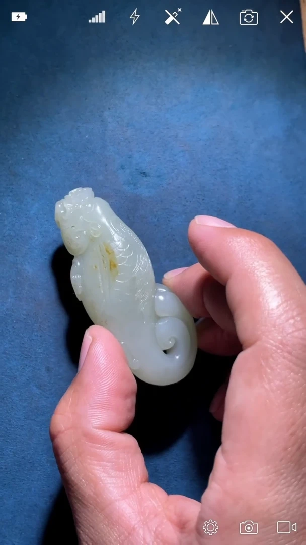 定制和田玉YY   鱼化龙