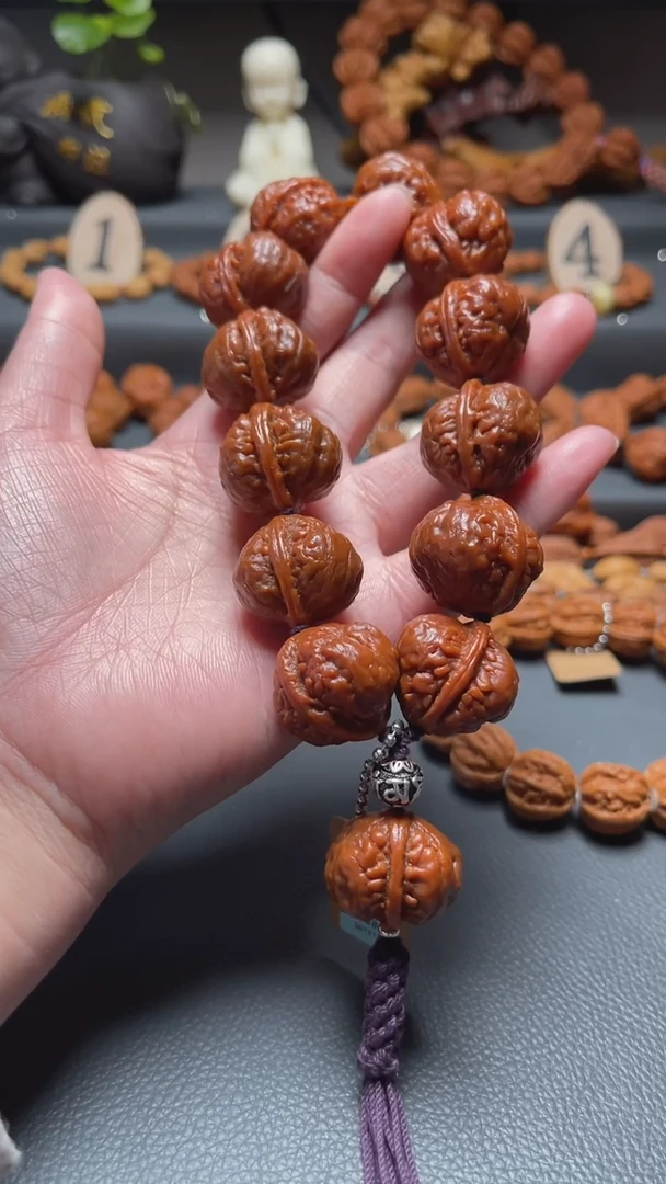 【闪购商品】文玩核桃吊坠文玩手串