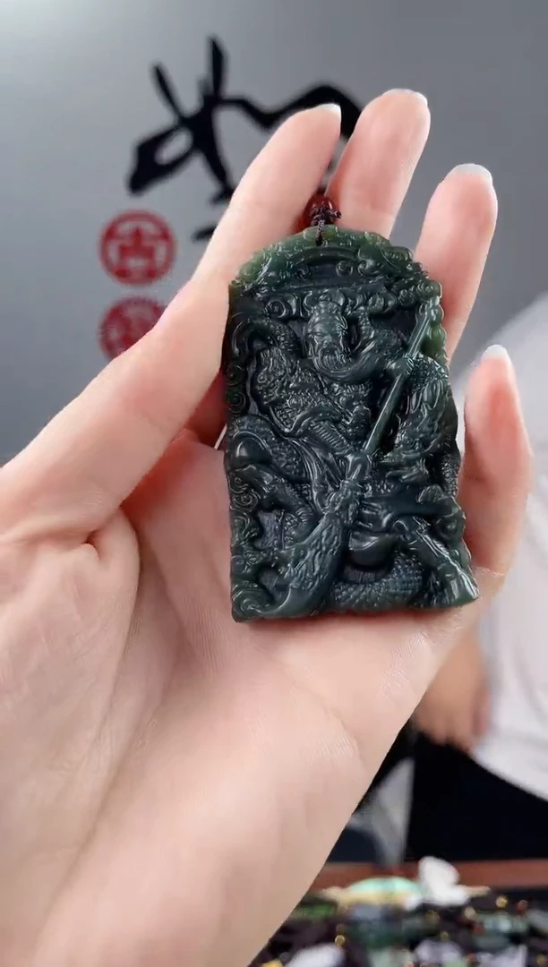 和田玉未镶嵌颈饰拍一发一，多样性发货