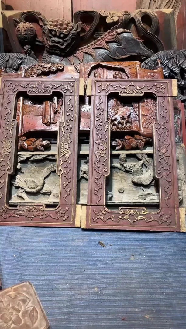 香榧木老木雕老物件