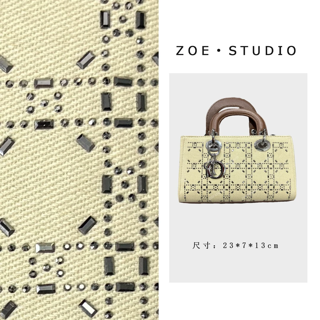 【佐伊甄选】QYX-81565-米白色轻奢女士时尚通勤小众百搭斜挎包包