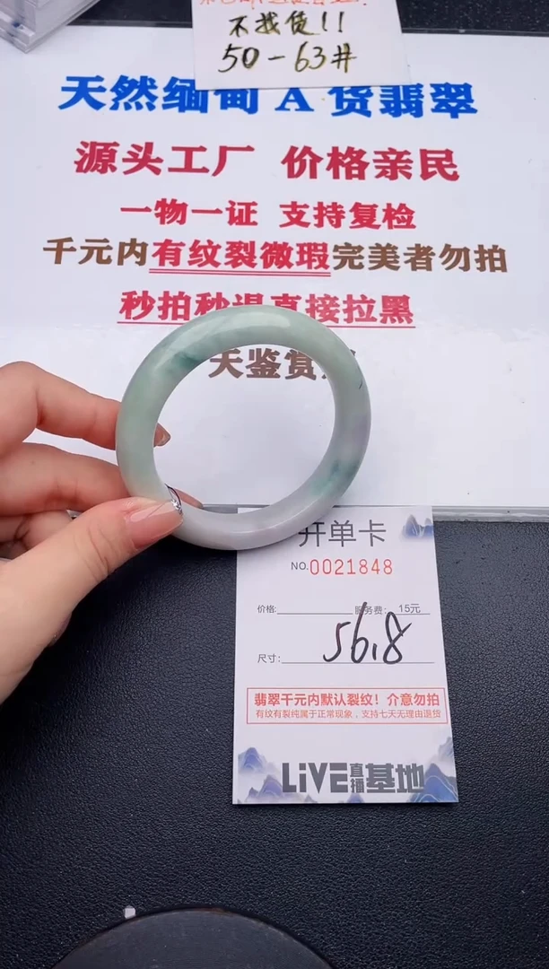 未镶嵌手镯翡翠48