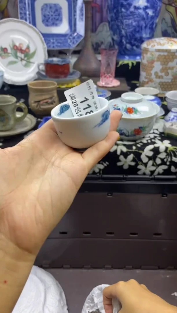 瓷片赏***物瓷色工艺品品品品118