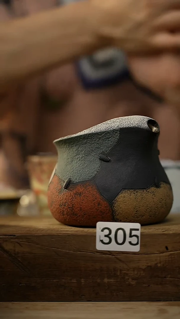 【闪购商品】瓷片设计师款 广州美术学院 陈启振 公道杯