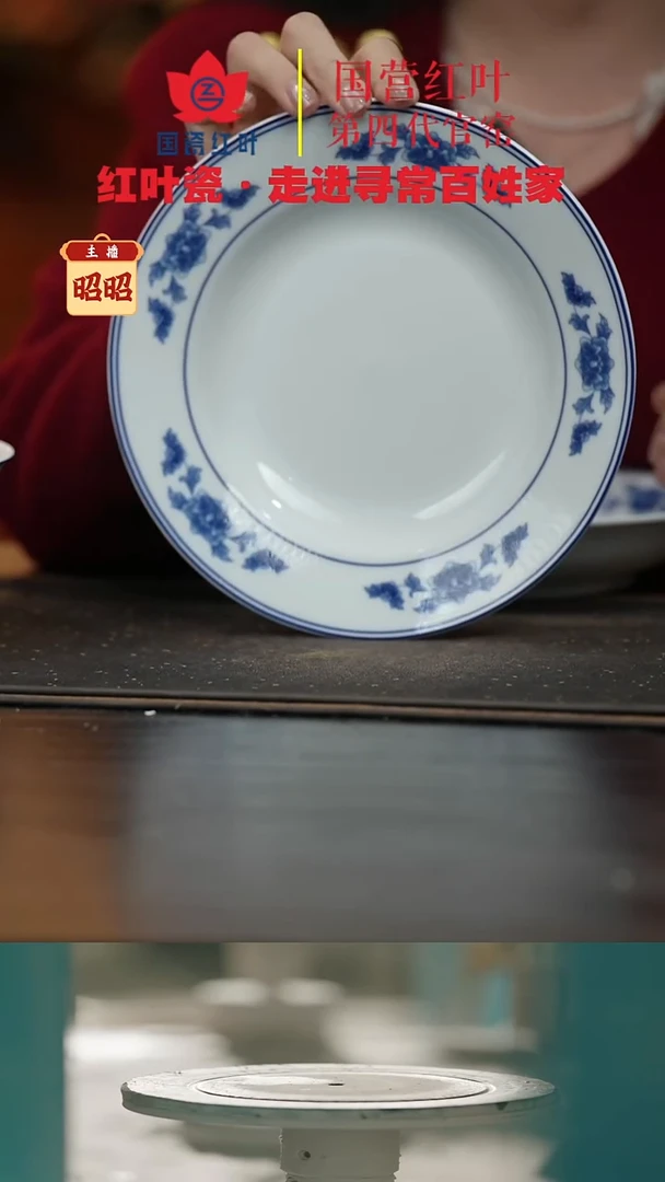 陶瓷1个正价8英寸清游汤盘-天香翡翠