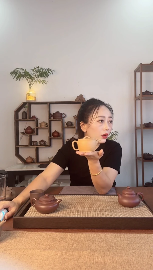 茶壶段泥老宕口黄金段泥汉瓦壶150CC