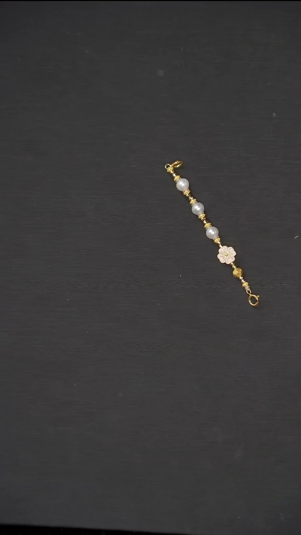 18K金镶嵌手串淡水珍珠手串